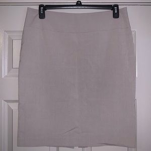 Light Grey Ellen Tracy Pencil Skirt